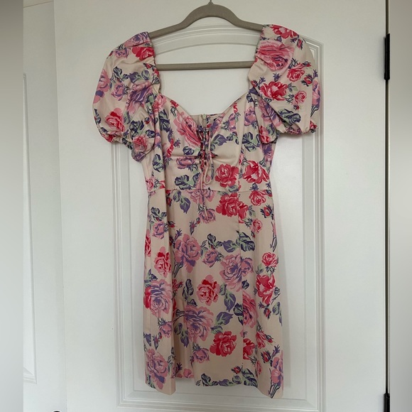 Floral puff sleeve dress - Picture 2 of 3